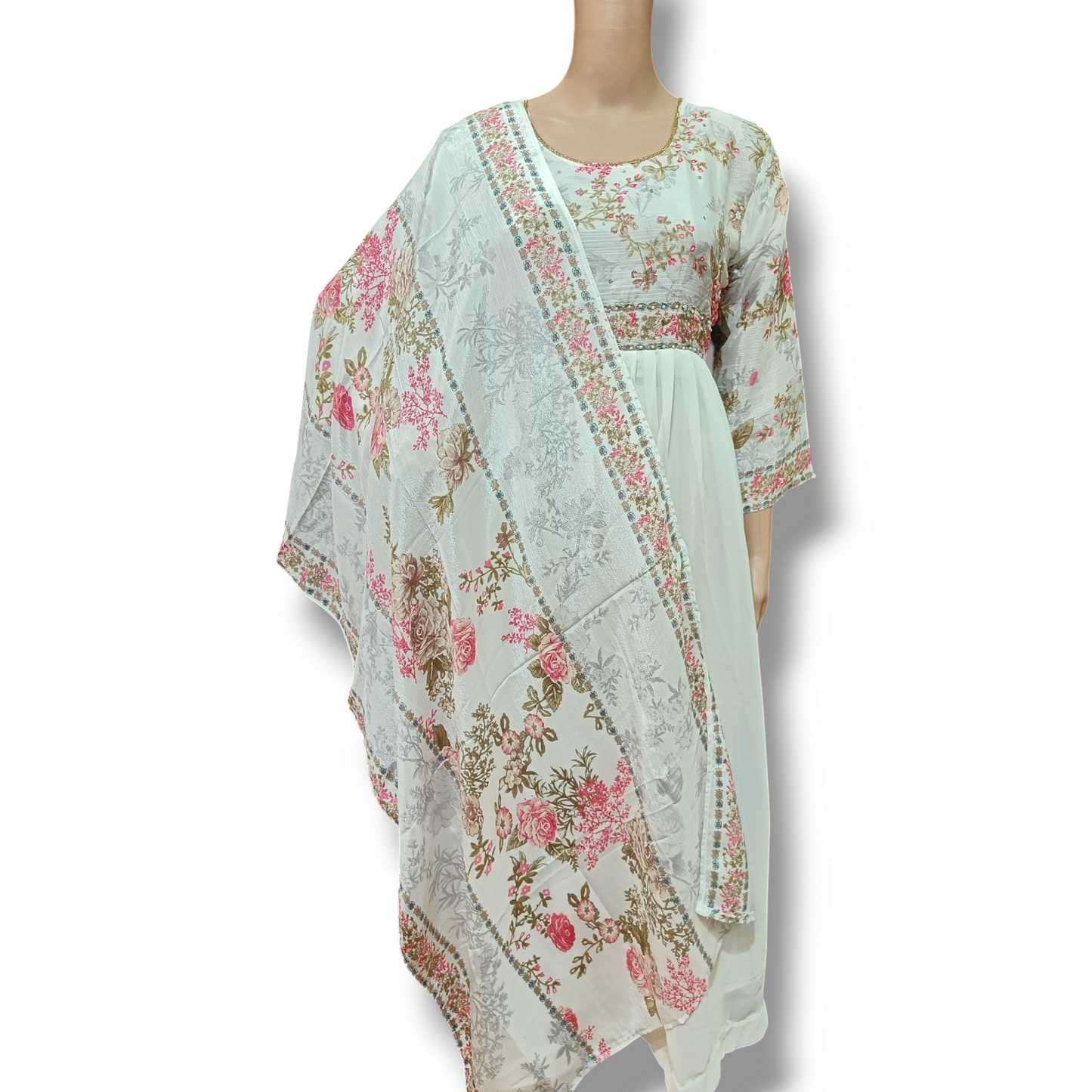White Gown kurti