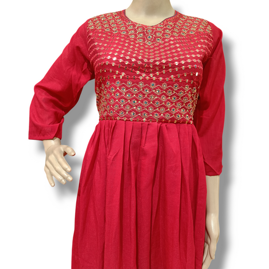 Royal red kurti