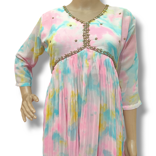 Multi colour kurti